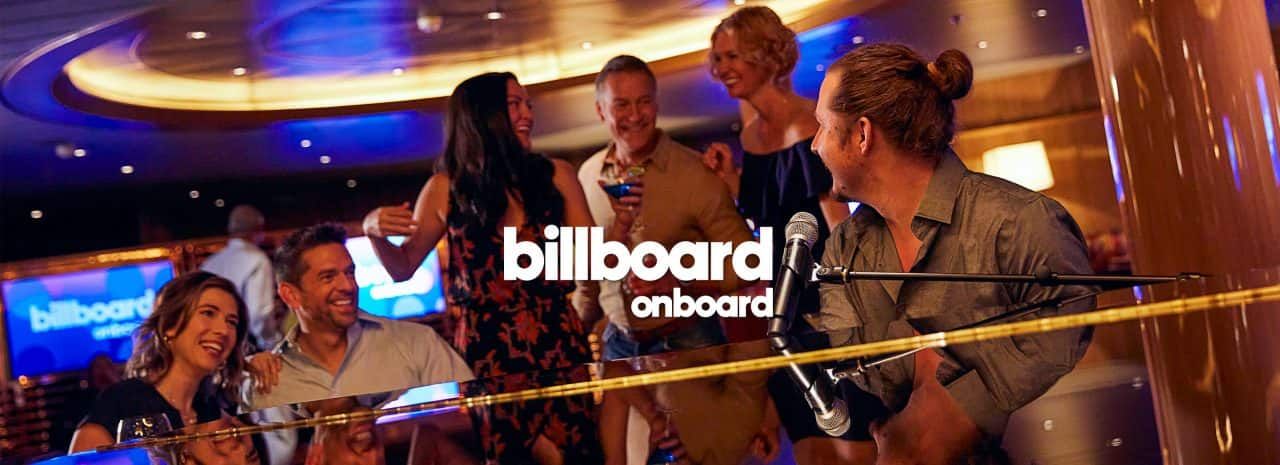 Billboard Onboard on the MS Westerdam