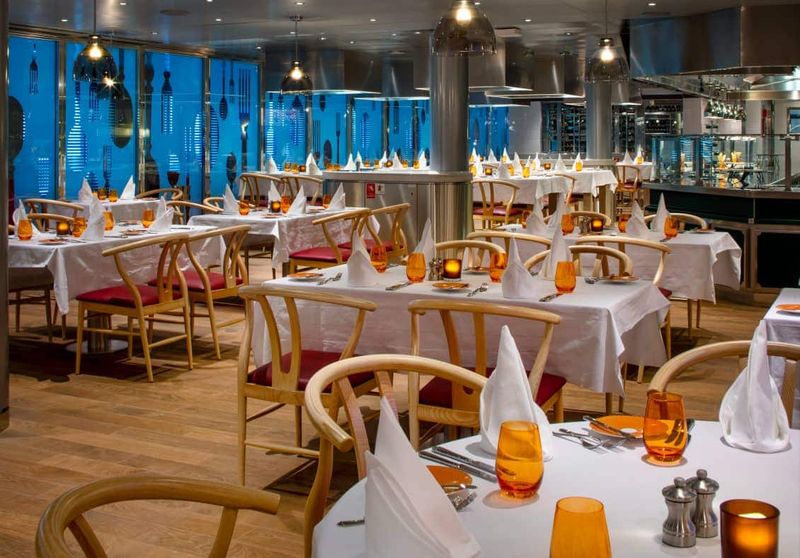 Club Orange Dining Room on the MS Koningsdam