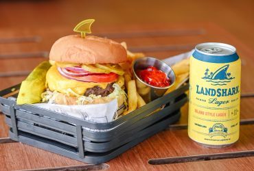 Cheeseburger in Paradise Burger Bar on the Margaritaville Paradise