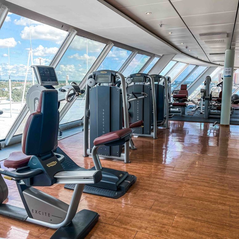 Fins Up Fitness Center on the Margaritaville Beachcomber
