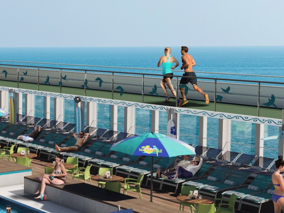 Jogging Track on the Margaritaville Paradise