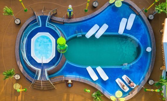 Landshark Pool on the Margaritaville Islander
