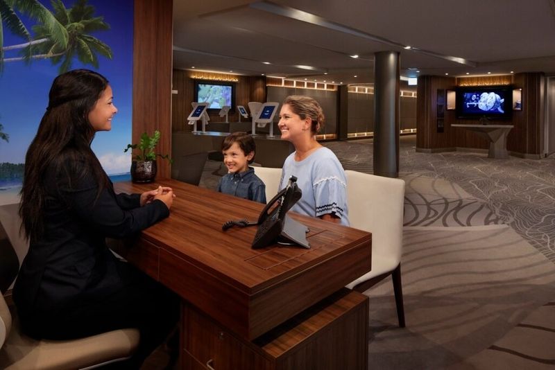 Shore Excursion Desk on the Margaritaville Islander
