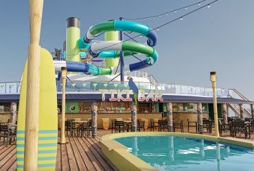 Twister Waterslide on the Margaritaville Islander