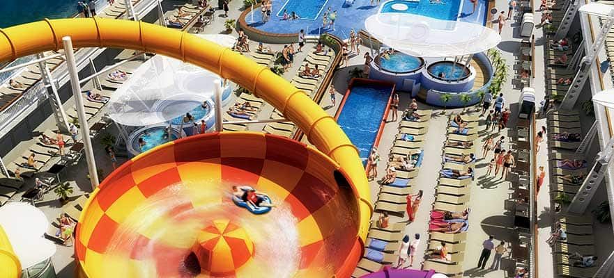 Aqua Park on the Norwegian Breakaway