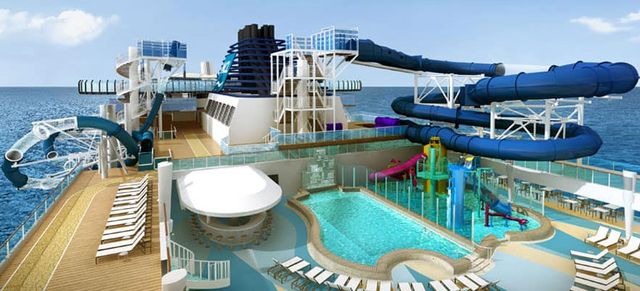 Aqua Park on the Norwegian Prima