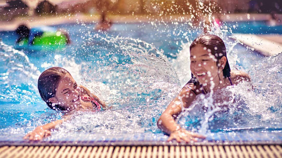 Aqua Park & Main Pool on the Norwegian Viva