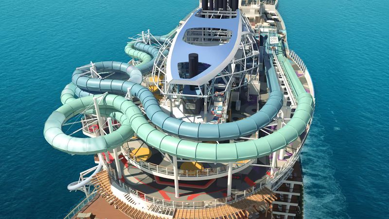 Aqua Slidecoaster on the Norwegian Aqua