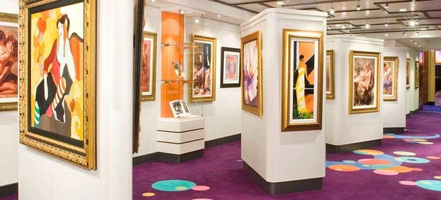 Art Gallery on the Norwegian Joy