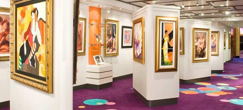 Art Gallery on the Norwegian Bliss