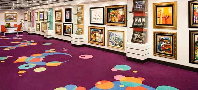 Art Gallery on the Norwegian Joy