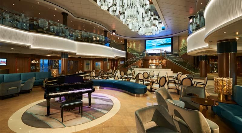 Atrium Cafe on the Norwegian Spirit