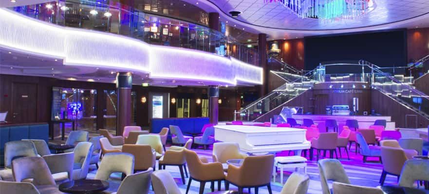 Atrium Cafe on the Norwegian Spirit