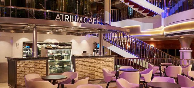 Atrium Cafe on the Norwegian Sun