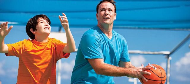 Basketball/Volleyball Court on the Norwegian Star