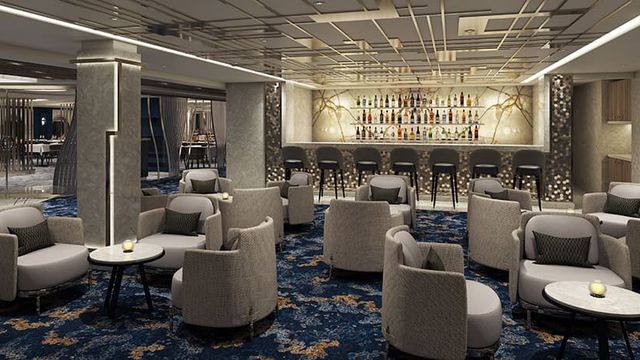 Belvedere Bar on the Norwegian Luna