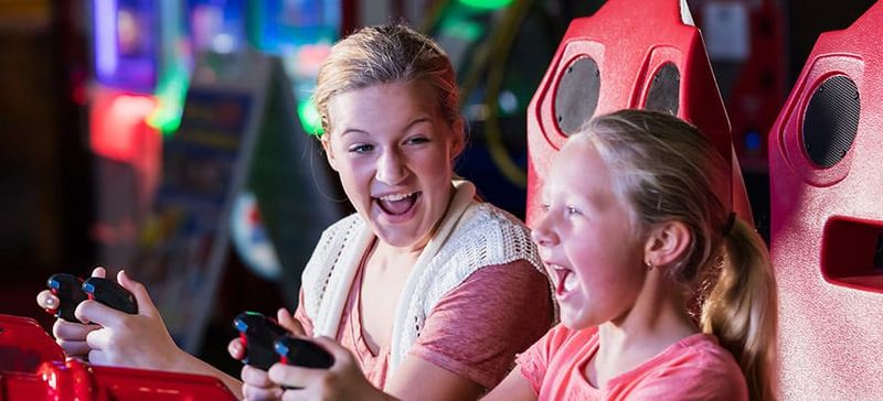 Blast Off Video Arcade on the Pride of America