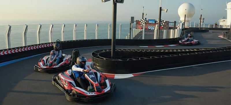 Bliss Speedway on the Norwegian Bliss