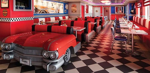 Cadillac Diner on the Pride of America