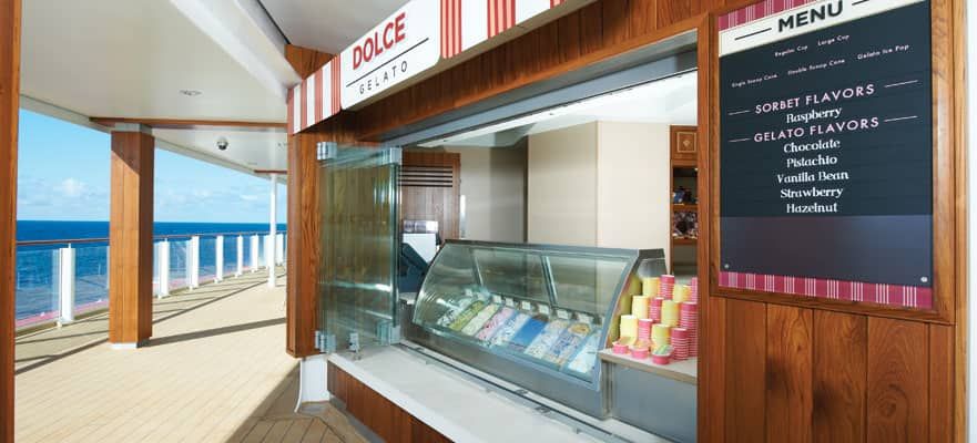 Dolce Gelato on the Norwegian Getaway