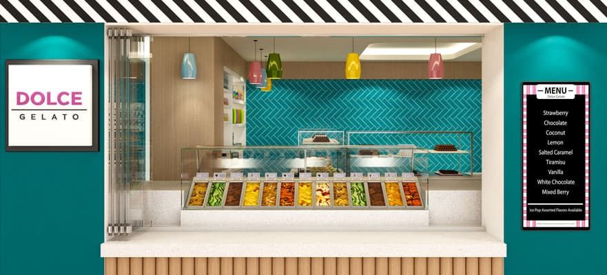 Dolce Gelato on the Norwegian Getaway