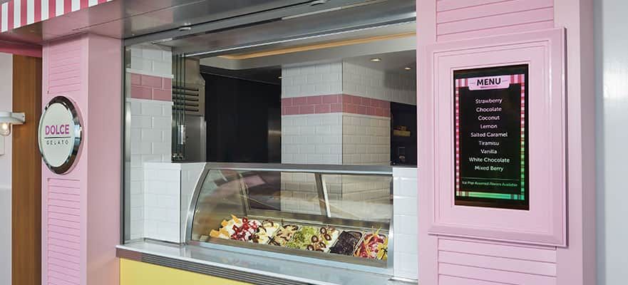 Dolce Gelato on the Norwegian Getaway