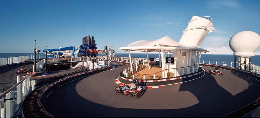 Encore Speedway on the Norwegian Encore