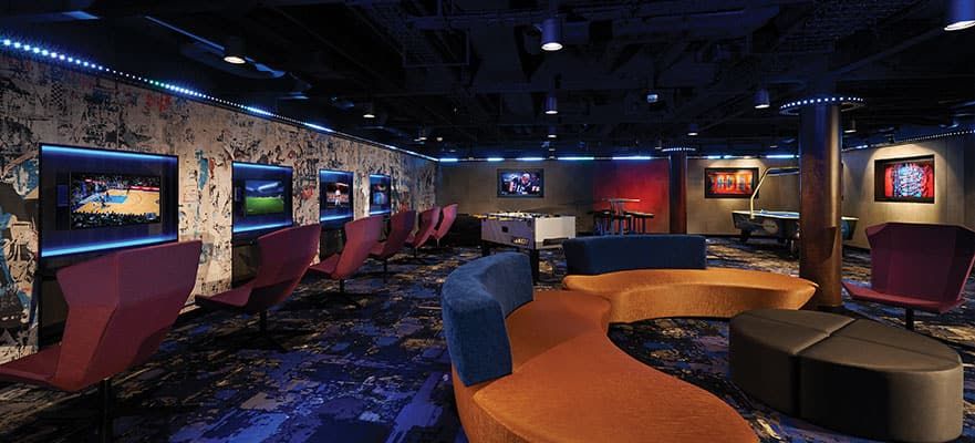 Entourage Teen Club on the Norwegian Pearl