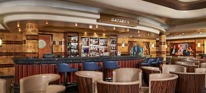 Gatsby's Champagne Bar on the Norwegian Star