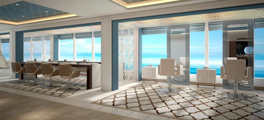 Hair Salon on the Norwegian Bliss