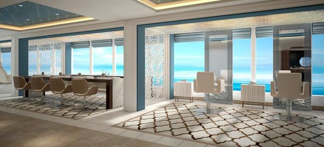 Hair Salon on the Norwegian Bliss