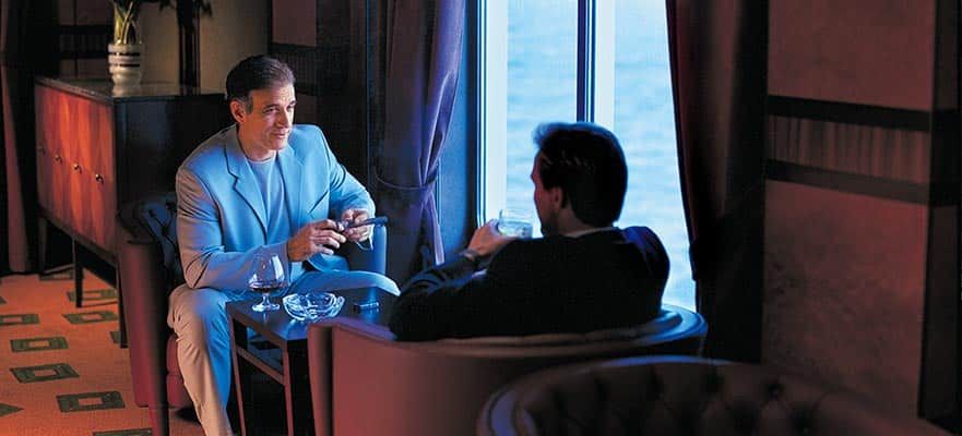 Havana Club Cigar Bar on the Norwegian Star