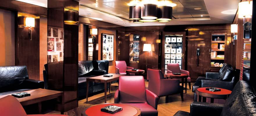 Humidor Cigar Lounge on the Norwegian Epic