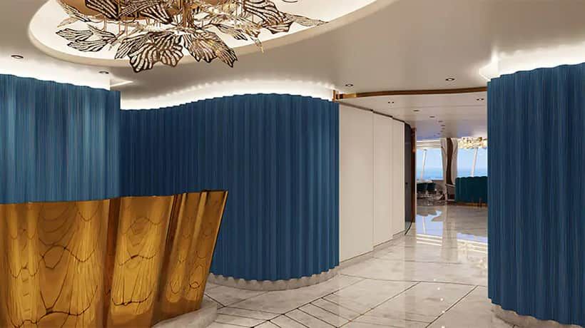 Indulge Food Hall on the Norwegian Luna