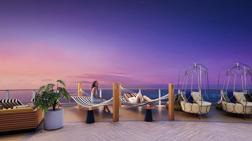 Indulge Outdoor Lounge on the Norwegian Prima