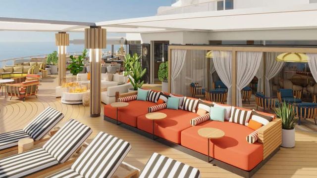 Indulge Outdoor Lounge on the Norwegian Prima