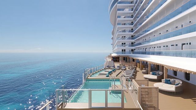 Infinity Beach on the Norwegian Aqua