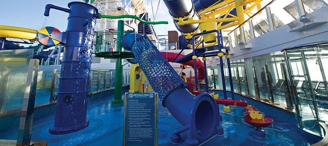 Kids' Aqua Park on the Norwegian Getaway