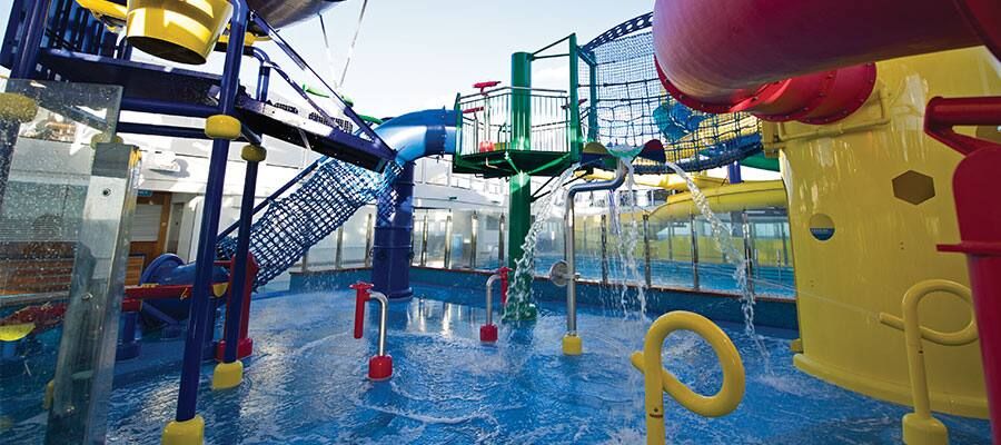 Kids' Aqua Park on the Norwegian Bliss