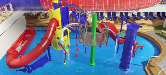 Kids' Aqua Park on the Norwegian Getaway