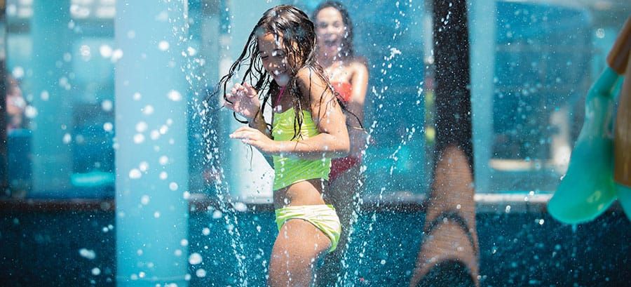Kids' Aqua Park on the Norwegian Bliss