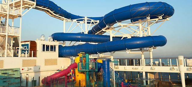Kids' Aqua Park on the Norwegian Getaway