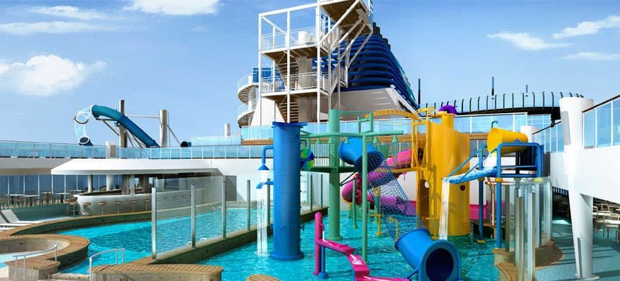 Kids' Aqua Park on the Norwegian Bliss