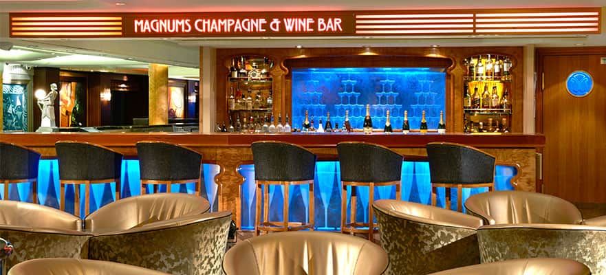Magnum's Champagne & Wine Bar on the Norwegian Jade