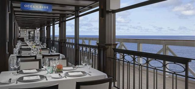 Ocean Blue on the Norwegian Encore
