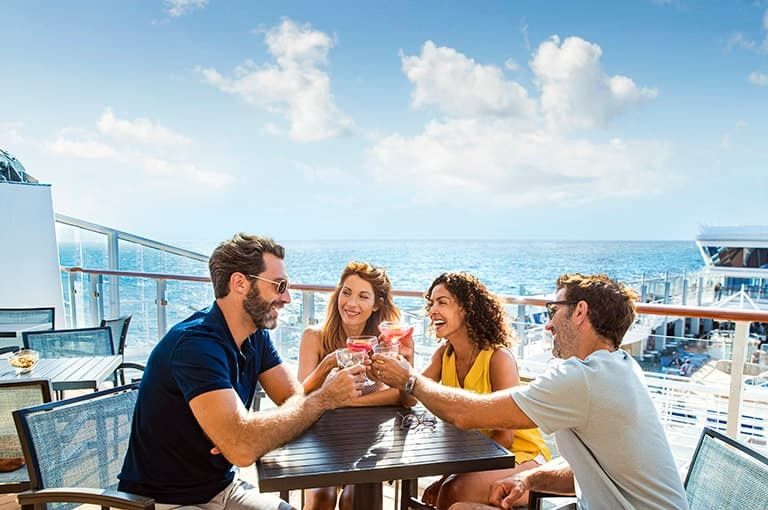 Open Air Garden Bar on the Norwegian Getaway