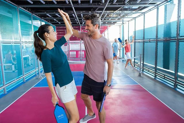 Pickleball on the Norwegian Luna