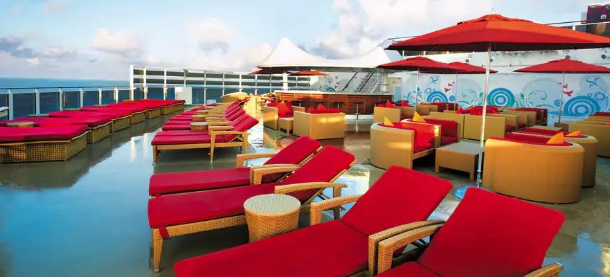 Posh Beach Club on the Norwegian Epic
