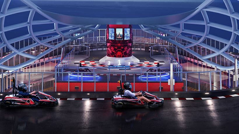 Prima Speedway on the Norwegian Viva