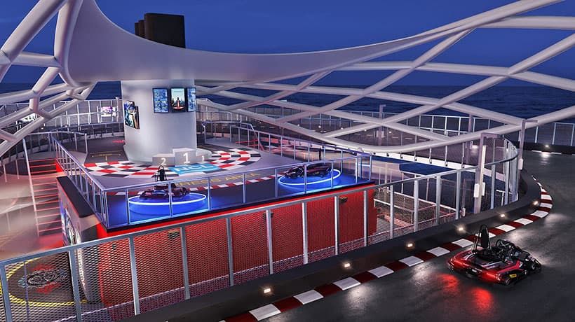 Prima Speedway on the Norwegian Viva